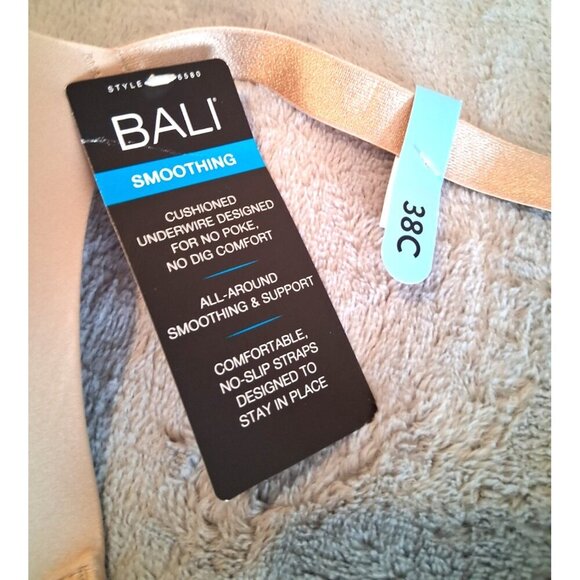 Bali 38C One Smooth U Dreamwire Shaping Underwire Bra DF6580 Nude Tan NWT - Picture 7 of 8